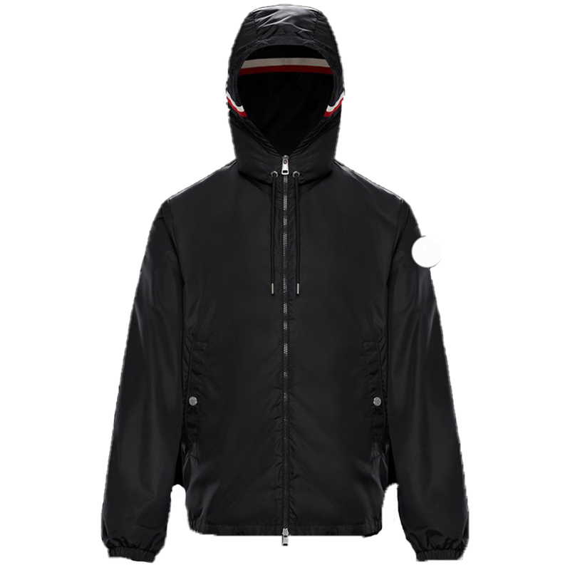 

Designer Men's Trench Coats Women's Colorful Rib Hooded Long Sleeve Sunscreen Wear Couple Embroidered Badge Lightweight Sunscreen Breathable Jacket, White