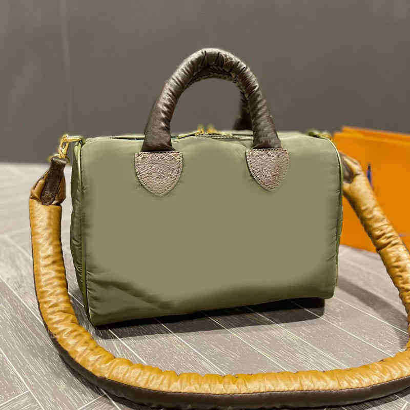 

Evening Bags Boston Bags Down Handbag Pillow Bag Women Winter Travel Boston Handbag Women's Shoulder Simple Leisure Designer Duffel Bags 22, Black