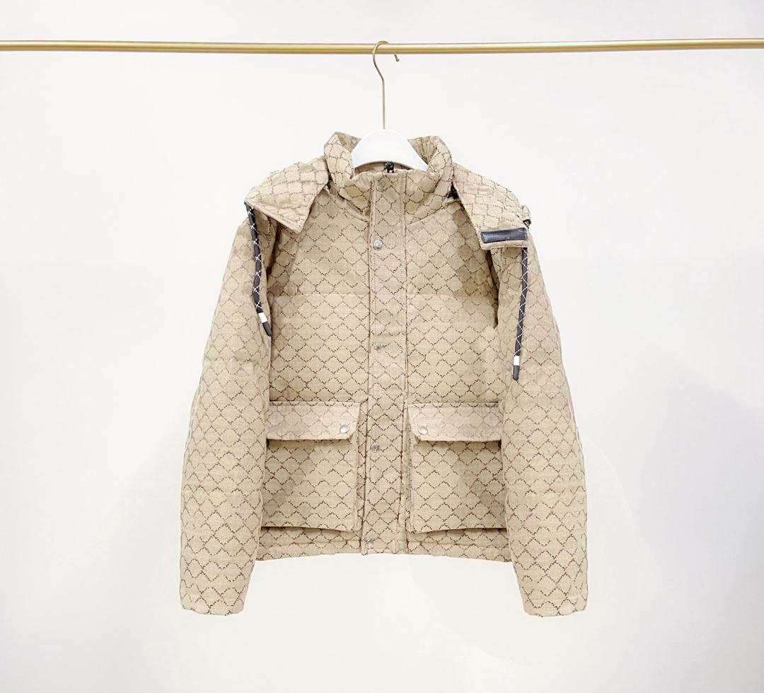 

Mens Designer Down Jacket Fashion Multiple Colour Windproof Parker Hooded Fourrure Outerwear Warm Coat Thick Warm Windbreaker Coats, 1-black