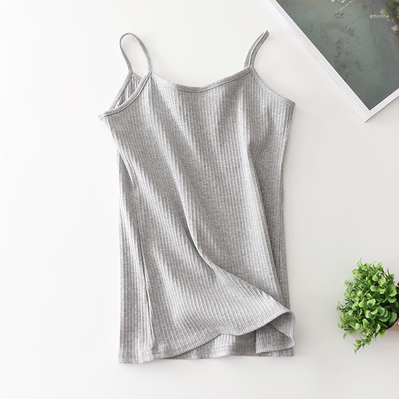 

Women' Tanks 2022 Fashion Regular Length Beauty Lady Fitness Tank Top Sexy Women Vest 6 Colors High Quality Cotton Clothing, White