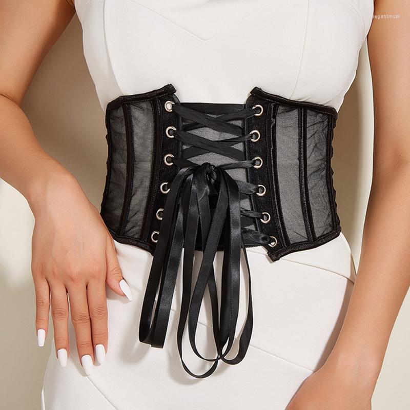 

Belts Sexy Corset Underbust Women Gothic Top Shaper Modeling Bustiers, Black