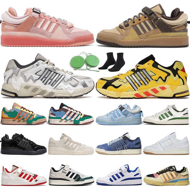 

Outdoor Casual Shoes Forum Bad Bunny x Buckle Low Yellow Cream Blue Tint Core Black Benito men women trainers designer sneakers walking, Easter egg