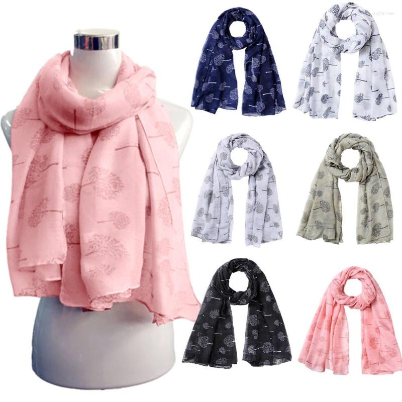 

Scarves Women Printed Dandelion Soft Chiffon Shawl Wrap Wraps Scarf