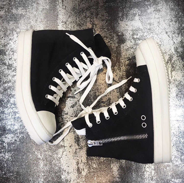 

designer Ro fashion casual high top shoes women's canvas versatile hip hop children's 2021 trendy new net red couple gaobang shoes women