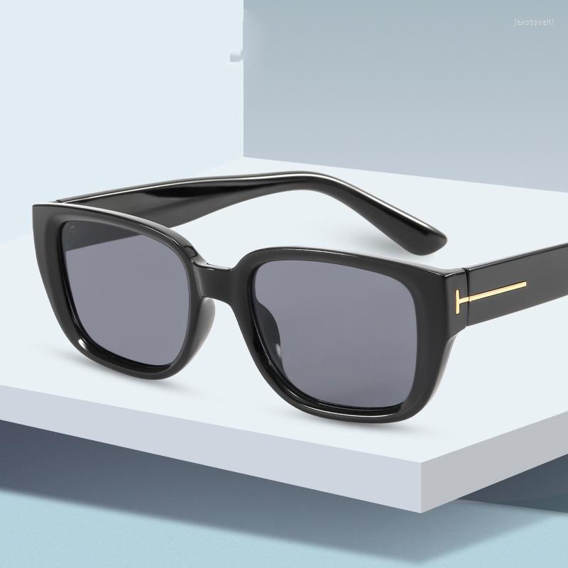 

Sunglasses 2022 Unisex Square Frame Retro Shades For Women's UV Protection