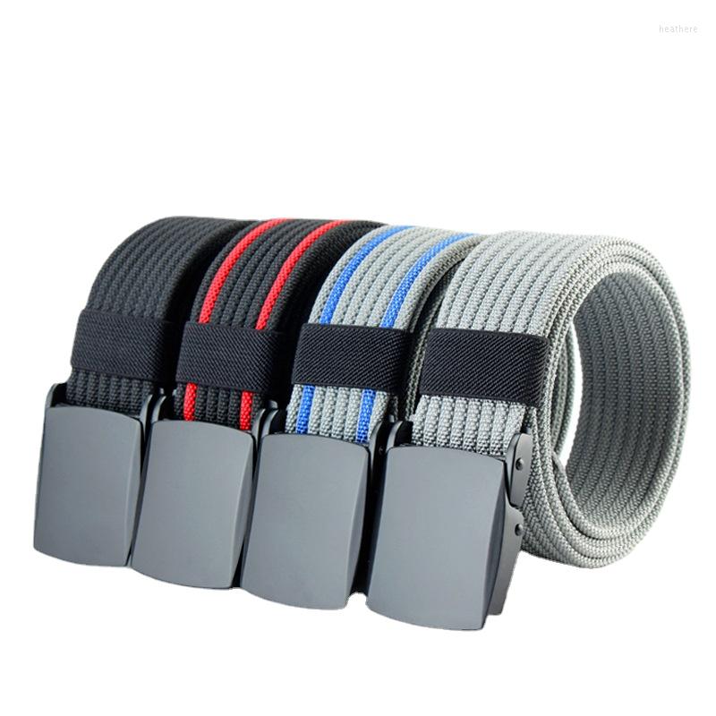 

Belts Casual Business Belt Nylon Braided Men's Spot For Women Luxury Designer Brand 3.8cm Mens, Black