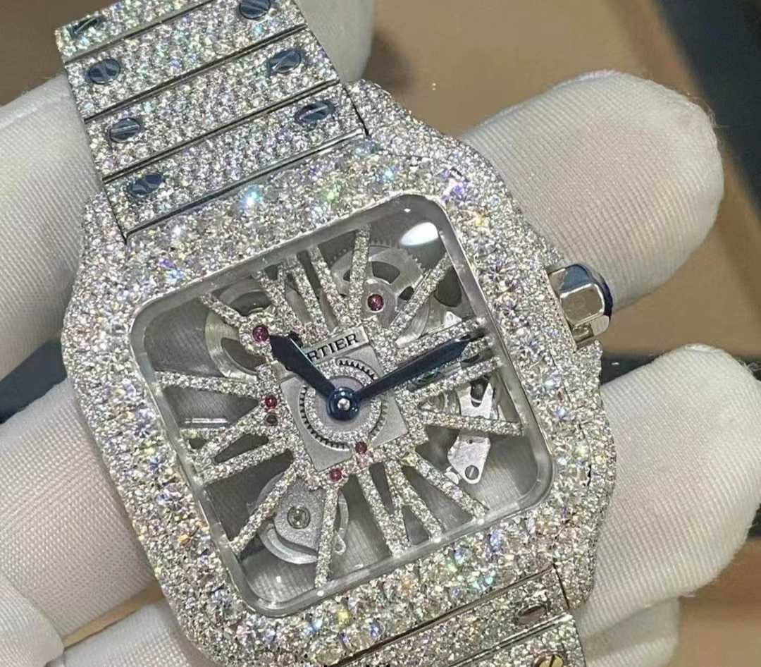 

Custom Digner Watch vvs1 Luxury Iced Out Fashion Mechanical Watch Moissanit e Diamond free ship GIA UFTGQF9W