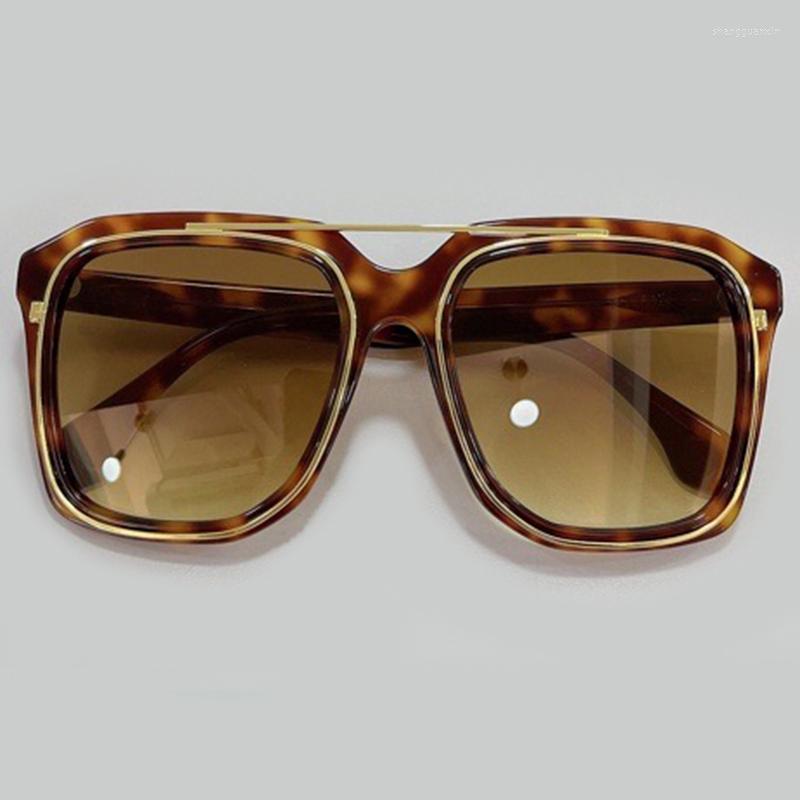 

Sunglasses 2022 Style Women Men Acetate Frame Mirror Gradient UV400 Protection Lens Eyewear Gafas De Sol Mujer