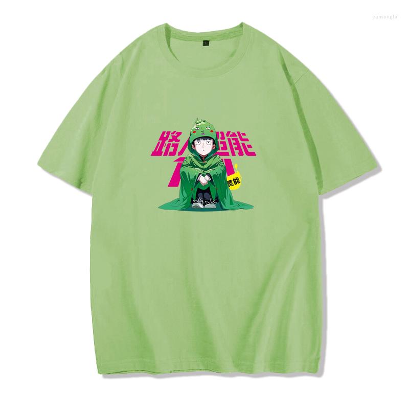 

Men's T Shirts Unisex Anime Mob Psycho 100 Mobu Saiko Hyaku T-Shirt Tee Shirt