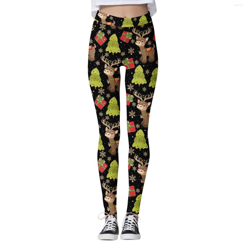 

Women' Leggings Womens Cropped Cotton Suitable For Women Casual Christmas Pattern Biker Shorts Sets 3x, Black