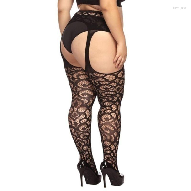

Women Socks Fashion 5 Styles Suspender Pantyhose Tights Nylon Plus Size Stockings