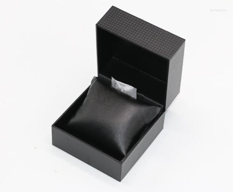 

Watch Boxes Black PU Leather Storage Box Case Luxury Holder Jewelry Gift Men Wrist