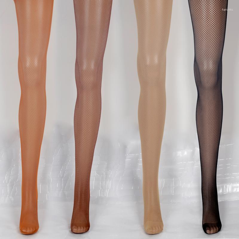 

Stage Wear Nightclub Costume Net Stockings Sexy Hollow Fishnet Stocks Women Dancing Underwear Elastic Tights Accessories BL4470, Black