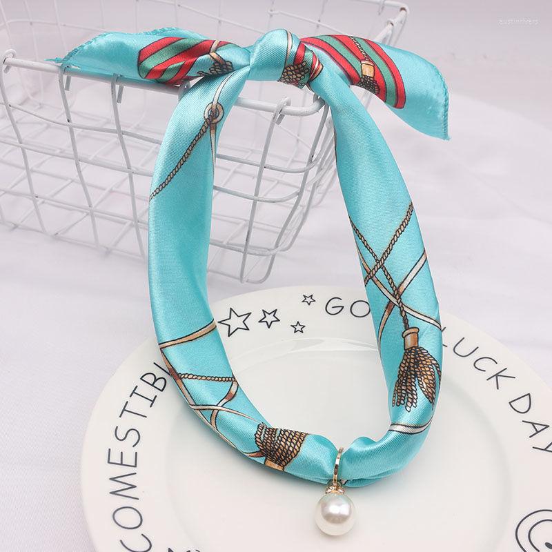 

Scarves Fashion Scarf Women Neckerchief Foulard Femme Accessories Hijab Print Girls Jewelry Statement Necklace Pendant Bohemia