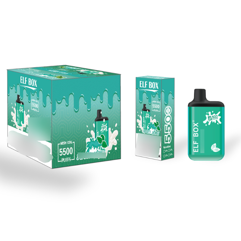

Original DOLODA ELF BOX 5500 Puffs Disposable Vape E Cigarette With Rechargeble 650mAh Battery 13ml Prefilled Pod 0%2%3%5% NIC Authentic wholesale