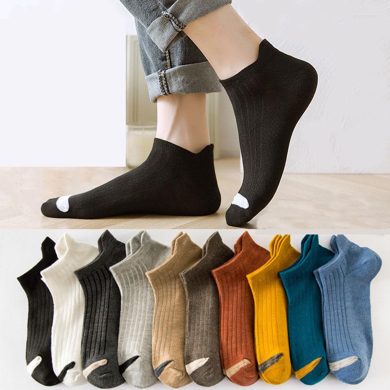 

Men's Socks 5Pairs/ Lot Men Breathable Short Absorb Sweat Ankle Casual Cotton Sports All Season Male Sock