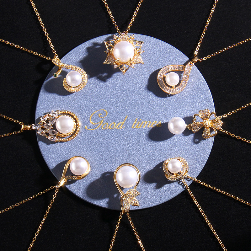 

Pendant Necklaces Luxury Necklace Pearl Designers Jewelry Diamonds Necklace Women Fashion Titanium Steel Gold-Plated Never Fade Not Allergic; Store/21621802