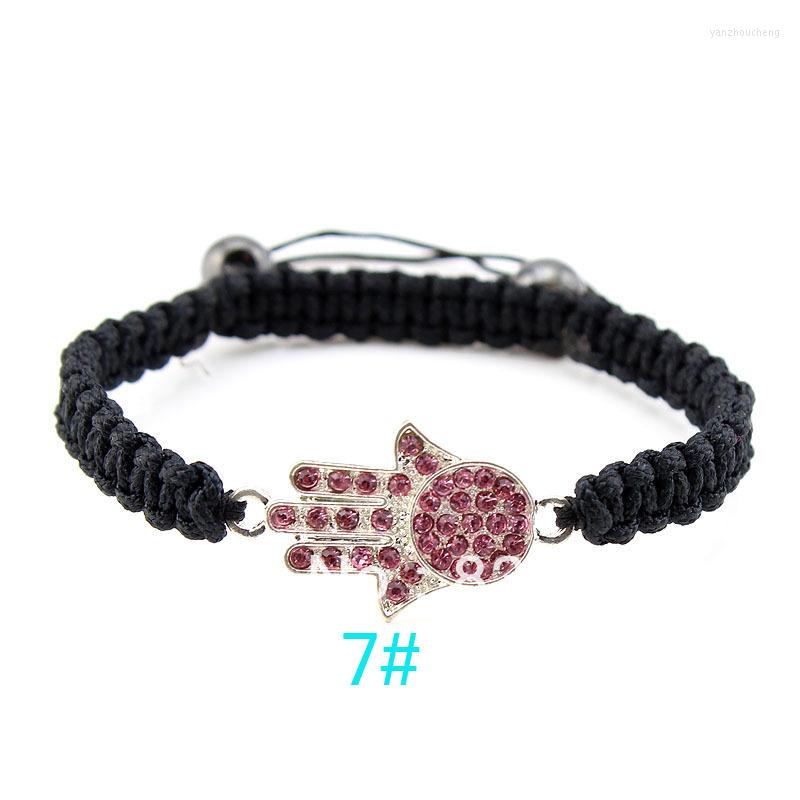 

Strand SG071601 Shamba Bracelet Hamsa Hand Crystal 11 Colors