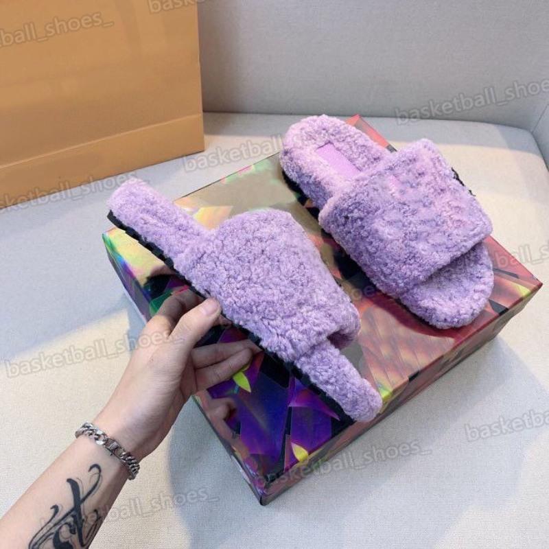 

Luxurious Mink Fur Women's Slip-On Open-Toe Slippers - Lightweight, Fashionable, with Initials | Perfect for Home, Size 34-42, Colour 11