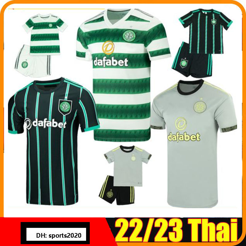 

22 23 Celtic away home soccer jersey fc JOTA AJETI 2022 2023 Mens Kids ABADA MCGREGOR TURNBULL KYOGO STARFELT CARTER-VICKERS BABY JUNIOR INFANT football shirt kit, 22 23 home