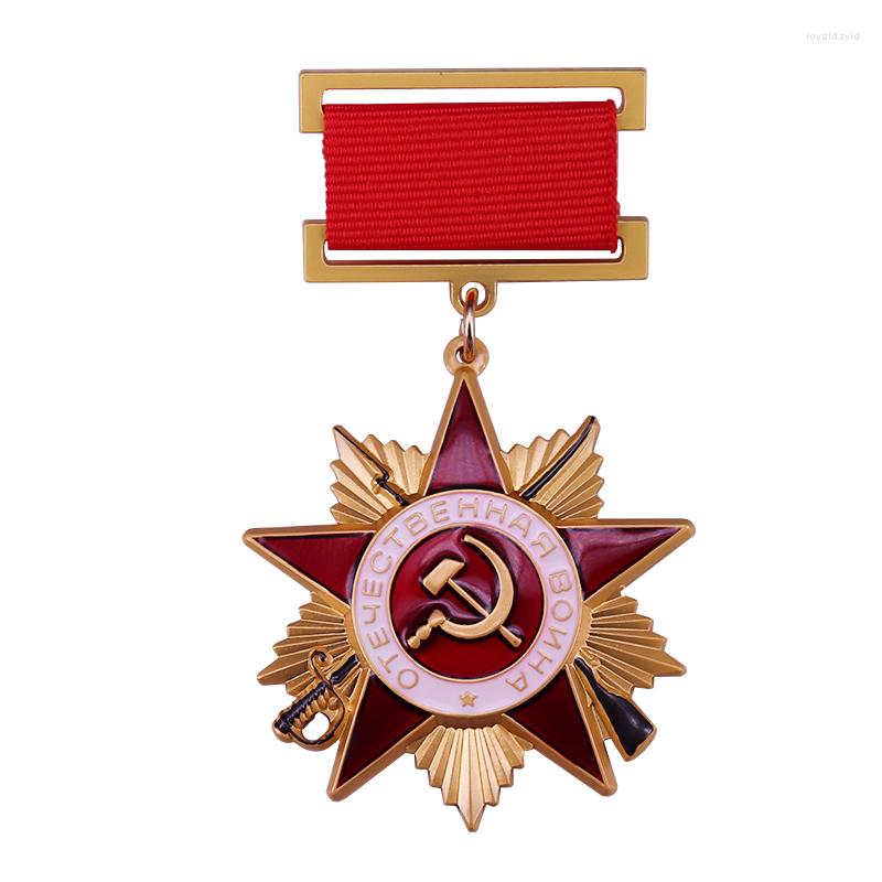 

Brooches The Patriotic War Medal Badge Soviet Union Order Russia Red Star Brooch Vintage USSR Communist Military Jewelry