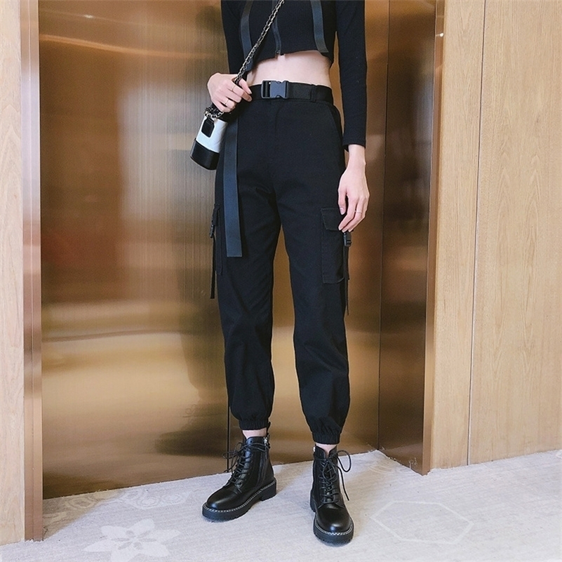 

Women's Pants s Cargo Lengthening Cool Beam Feet High Waist Loose Thin Tall Fashionable And Casual Blackwinter 221011, Standard model