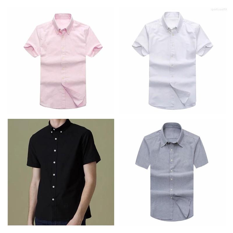 

Men's Casual Shirts 2022Men's Classic Short-sleeved Shirt High Quality Little Horse Cotton 614, 8-sky blue