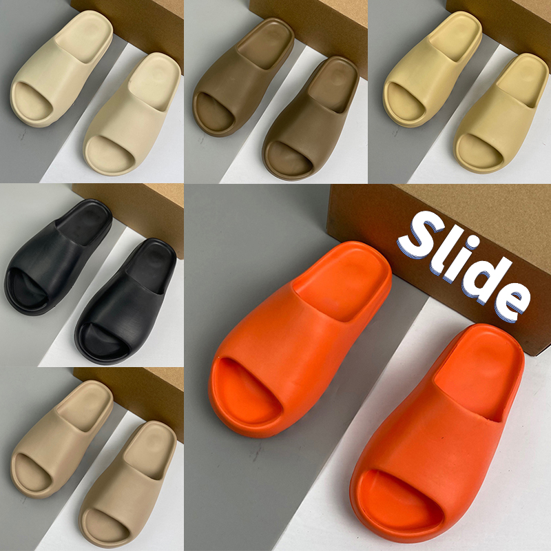 

Designer Slide Foam Runner Sandals west Slippers KW Men Women Slipper slides shoes Bone Desert sand Vermillion Ochre Onyx Resin Mist Soot mens womens beach Sandal, #13- bubble wrap packaging