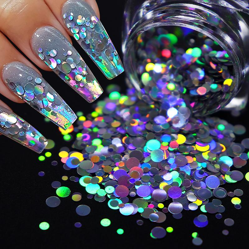 

Nail Art Decorations Dazzling Round Accessories Mix Shiny Small Piece Ultrathin Bubble Sequins Canned Supplies For Professionals