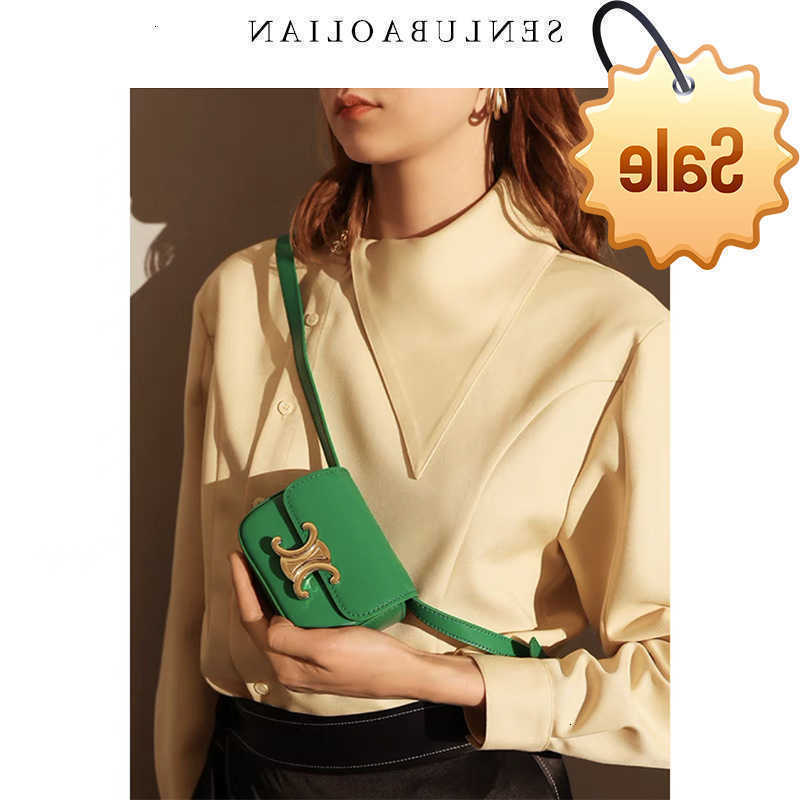 Designer Bags 2022 New Fashion Arc De Triomphe Women's Crossbody One Shoulder Small Mini Saddle Zero Wallet Red Bag Factory Direct Sale