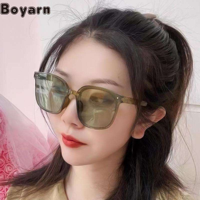 

Sunglasses Boyarn 2022 Trend Folding Glasses Fashion Simple Portable Ins Korean Large Frame Square