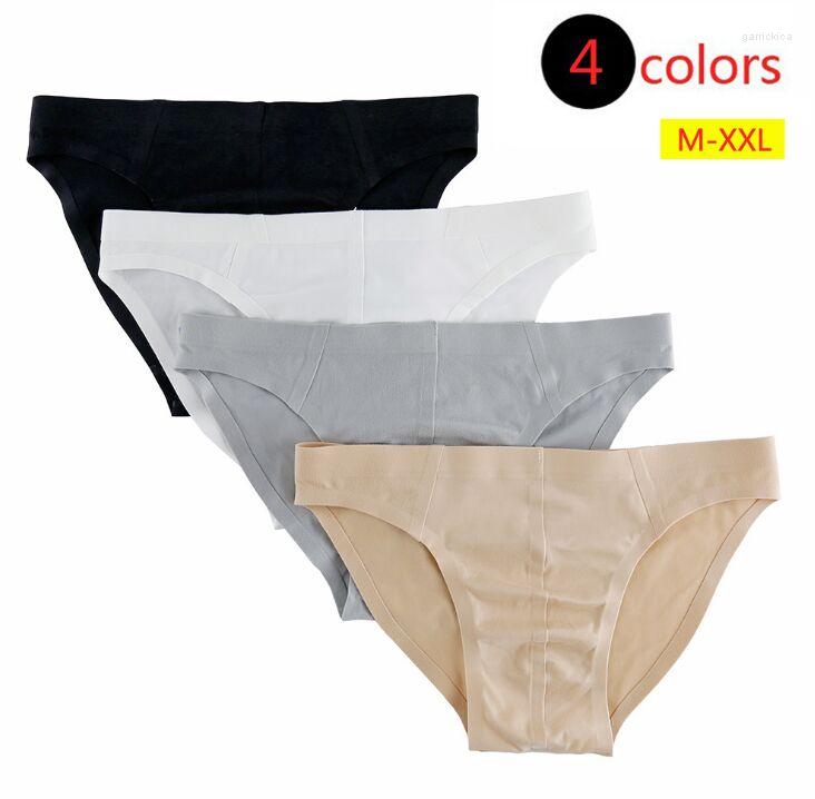 

Underpants & Now To Sale Noble Flocking Mens Super Soft Low-rise Seamless Invisible Bikini Briefs Male Breathable Undersears 4 Colors, Black