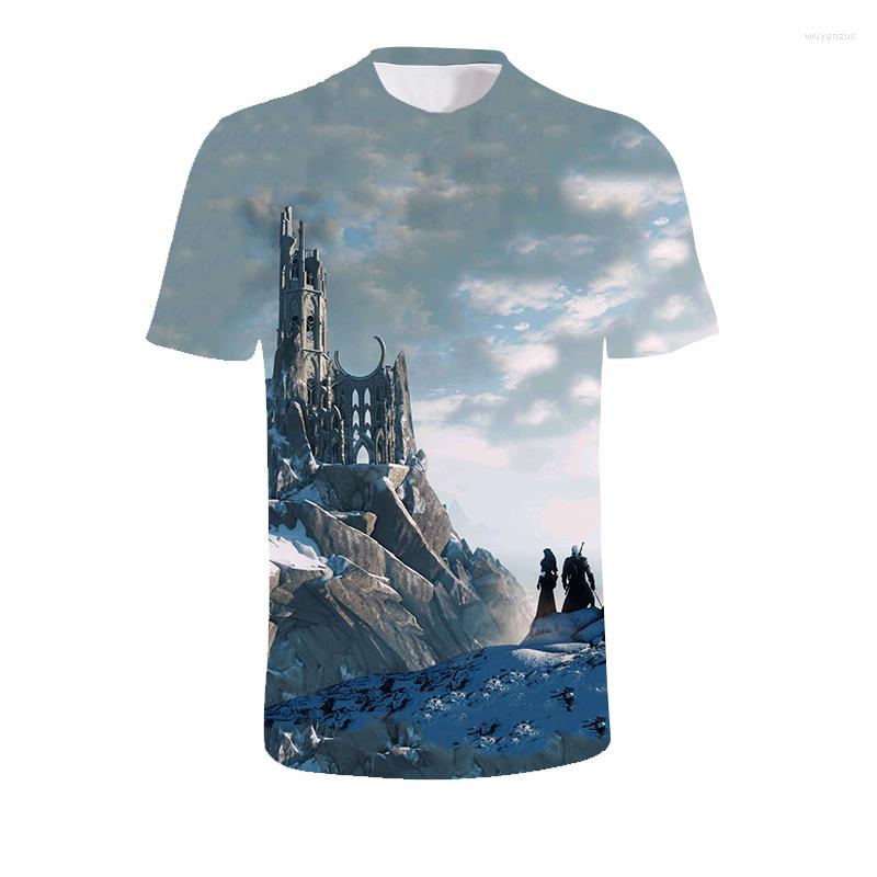 

Men's T Shirts Anime 3D Harajuku Boys Clothing Summer Fashion Tops Casual O-Neck Short Sleeve Streetwear, E-404