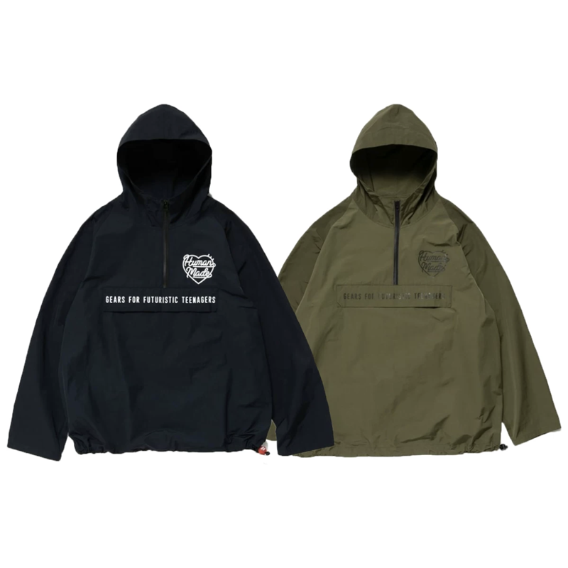 

Men Women 1 Best-Quality Coats Jacket 2023fw High Collar Half Zip Charge Jacket