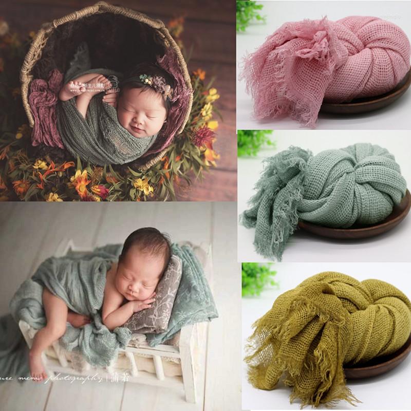 

Blankets Born Pography Props Blanket Po Shoot Backdrop Wrap Swaddling, Blue