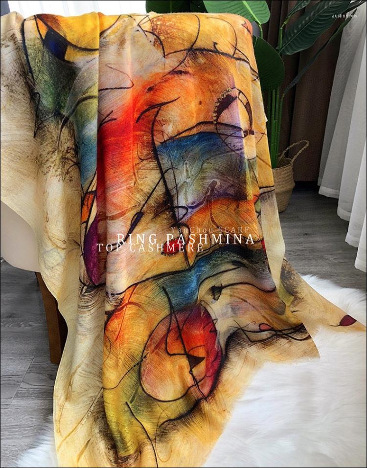 

Scarves Winter Long Scarf Women Designers Luxury Cashmere 200CM 100CM
