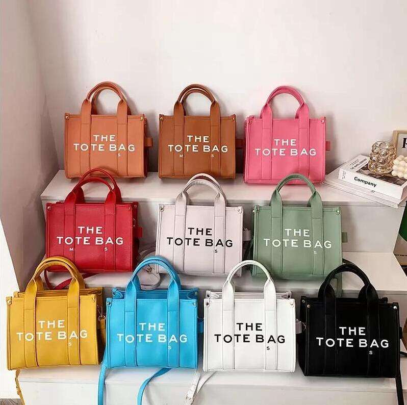 

2022 Marc the tote Bag Totes Bag Women designer bags Fashion all-match Shopper Shoulder leather Handbags, Green