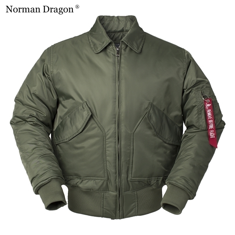 

Mens Down Parkas CWU45P high quality thick nylon mens bomber jacket winter green black padded pilot flight jacket windproof 221010, Blue