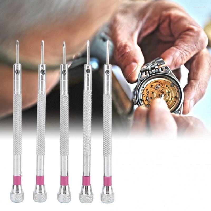 

Watch Repair Kits 5Pcs 1.6mm Precision Screwdriver Set Stainless Steel Cross Glasses Clock Repairing Tool Kit For Watcmake