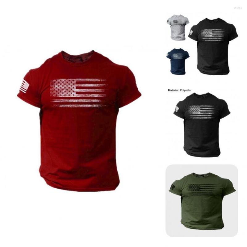 

Men's Casual Shirts Stylish Men T-shirt O Neck Summer Top Pure Color Crew, Red m
