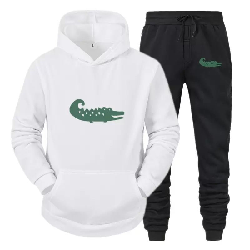 

2022 Men Designer Tracksuit Sweat Suits see Autumn Mens Fashion Tracksuits Jogger Suits Jacket Pants Sets Sporting Suit Print women sportswear, White logo-5