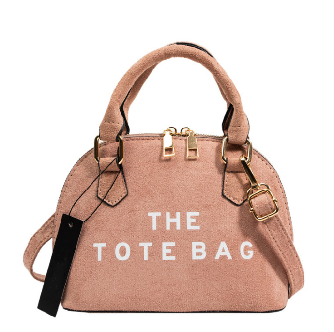 

PU Shell Bag Simple Letters Shoulder Crossbody Women's Bags Autumn and Winter Lady Luxury Designer Purses and Handbag, As pic