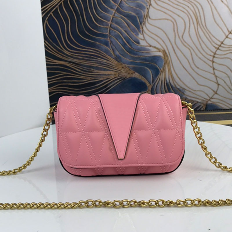 

Clutch Bag Chain Crossbody Bags Quilting Cowhide Leather Shoulder Purse Flap Gold Metal Hasp Cell Phone Pocket Fashion Dinner Bag Removable Chains Handbags Wallet, Red