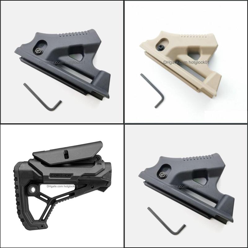 

Others Tactical Accessories Actical Cl19 Triangl Grip Nylon Thumb Airsoft For 21Mm 22Mm Width Rail Black Toy G-U-N Hunting Accessorie Ot9Kn, Bk