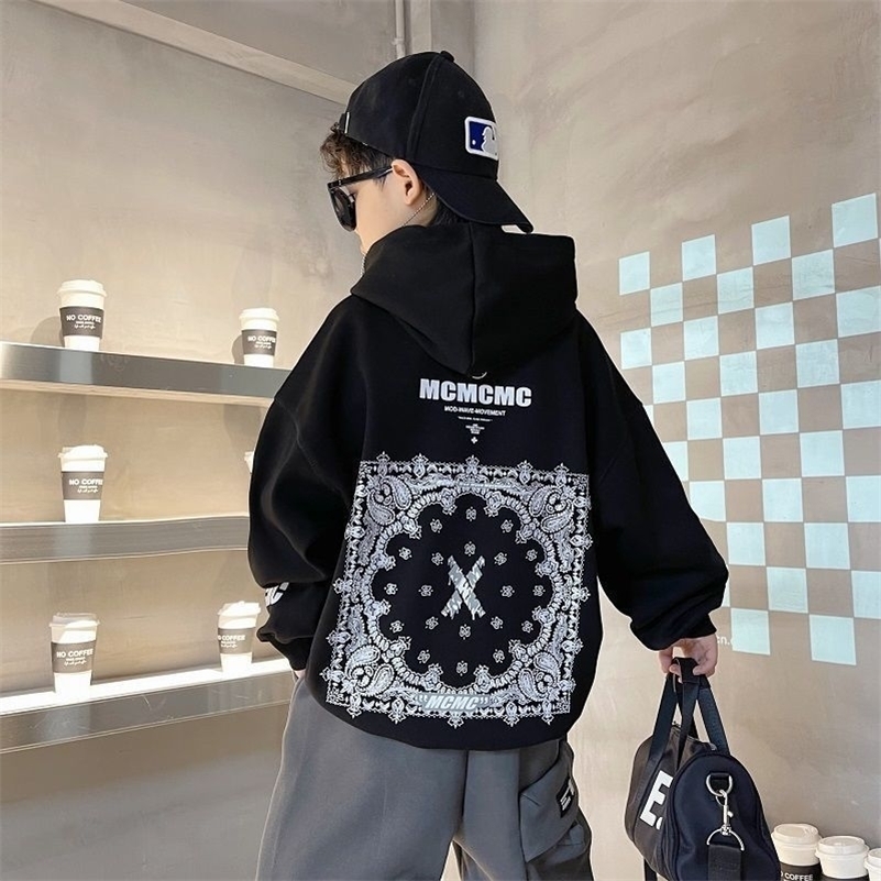

Pullover Spring Autumn Boys Clothes Cotton Hoodies Sweatshirt Children Kids Casual Long Sleeve T shirt Sportswear Teen Clothing 4 12Y 221010, Black