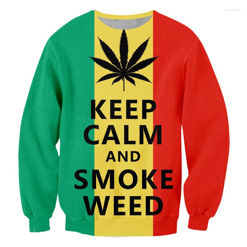 

Men's Hoodies Unisex Smoke Everyday Leaf Sweater 3D Funny Print Holiday Sweatshirt Pullover Jumpers Tops Plus Size Autumn Winter, 00562