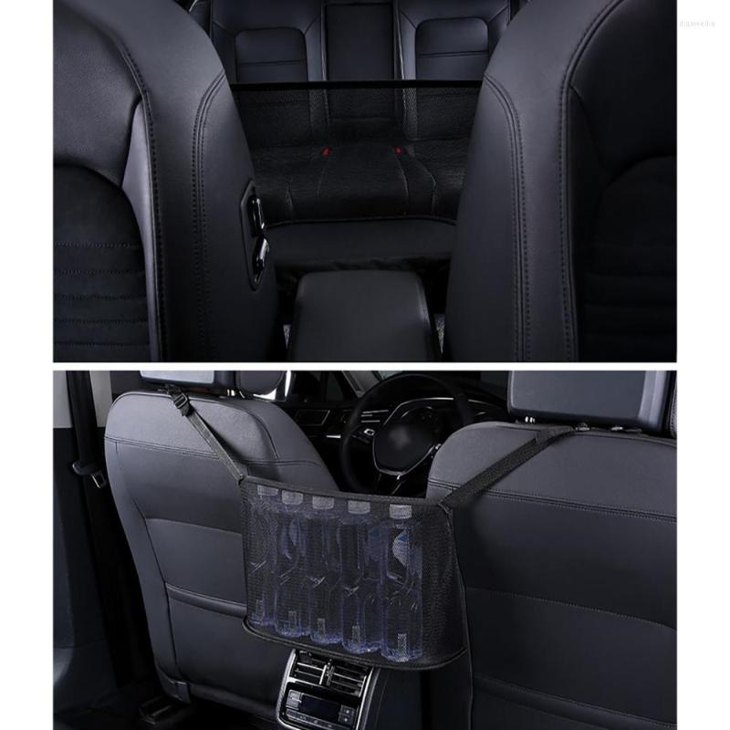 

Interior Decorations Universal Car Net Pocket Seat Seating Between Seats Multifunctional Sundries Storage General Automobile Accessories