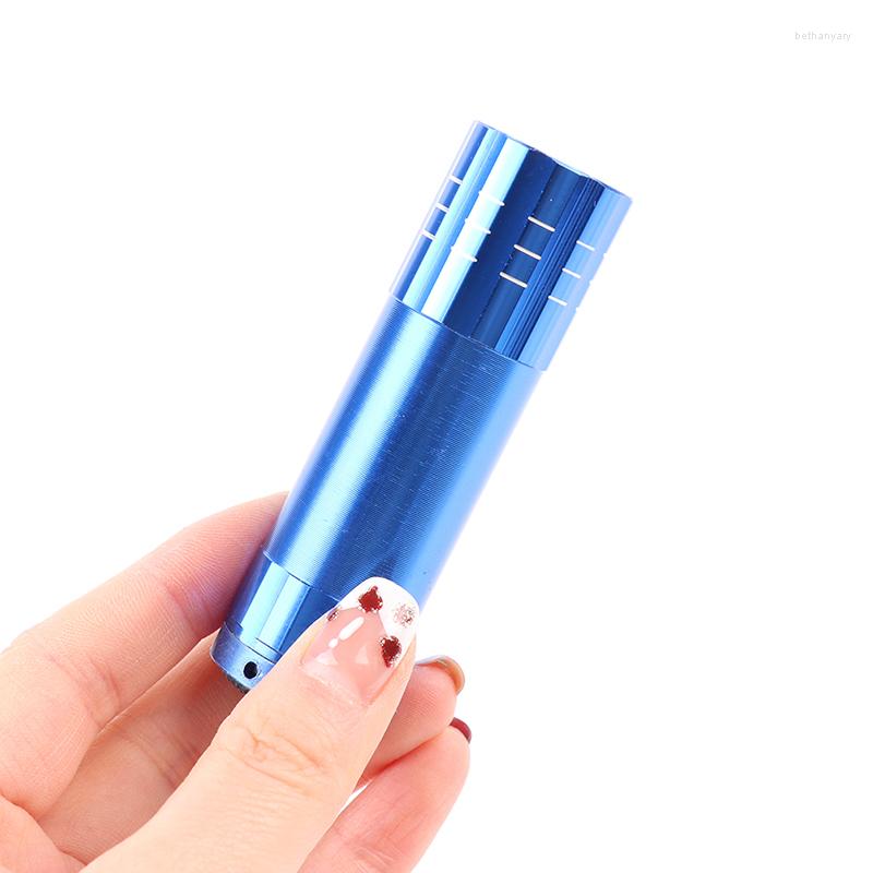 

Nail Dryers Portable UV Light Torch Lamp Mini 9 LED Ultraviolet Super Aluminum For Household Use, Sv