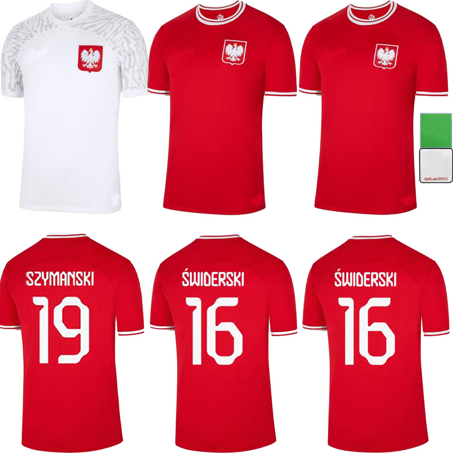 

2022 PoLAnD Soccer Jerseys LEWANDOWSKI MILIK men kit home away 22 23 red white ZIELINSKI youth children PISZCZEK Jersey GROSICKI football shirts uniforms