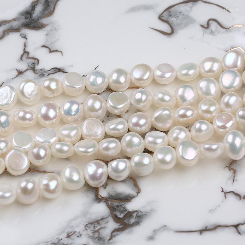 

Choker Natural 7-8mm White Flawless Baroque Pearl Strand For Jewelry Making